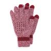 Muk Luks Women's Touchscreen Gloves, red, OSFM view 2