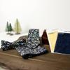 Spring Notion Boys' Cotton Floral Skinny Zipper Tie, Navy Small view 4