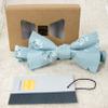 Spring Notion Men's Cotton Floral Print Bow Tie, 14-Light Blue view 3
