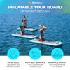 SOLSTICE Sol Fit Inflatable Stand-Up Paddleboard & Aquatic Fitness Mat with 7'10" Non-Slip Traction Pad - Floating Exercise Platform for Yoga, Pilates & Meditation, Includes Pump & Carry Bag view 2