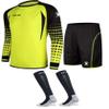KELME Soccer Goalie Jersey Padded Uniform Kit - Goalkeeper Jersey, Shorts & Socks - Mens Football Padded Shirt - Kids and Adult Sizes (Yellow, Medium) view 1