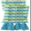 MUK LUKS Women's Traditional Tassel Scarf, Caribbean, OSFM view 2
