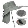 Catalonia Sun Hat for Men,Outdoor Wide Brim Hat with Neck Flap Cover for Fishing Hiking Safari Gardening view 2