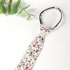 Spring Notion Boys' Cotton Floral Skinny Zipper Tie, White Small view 2