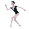 117141055 Girls Ballet Leotards Quality Mesh V Back Dance Leotards Baiwu (M 165, Black) view 3