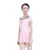 117141055 Girls Ballet Leotards Quality Mesh V Back Dance Leotards Baiwu (M 165, Light Pink) view 1