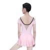 117141055 Girls Ballet Leotards Quality Mesh V Back Dance Leotards Baiwu (M 165, Light Pink) view 2