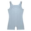 Agoky Adult Men's Spandex Short Tank Unitard Bodysuit Sports Workout Biketard Bodyshaper Silver-Gray Large view 4