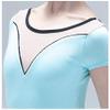 117141055 Girls Ballet Leotards Quality Mesh V Back Dance Leotards Baiwu (L 170, Light Blue) view 4