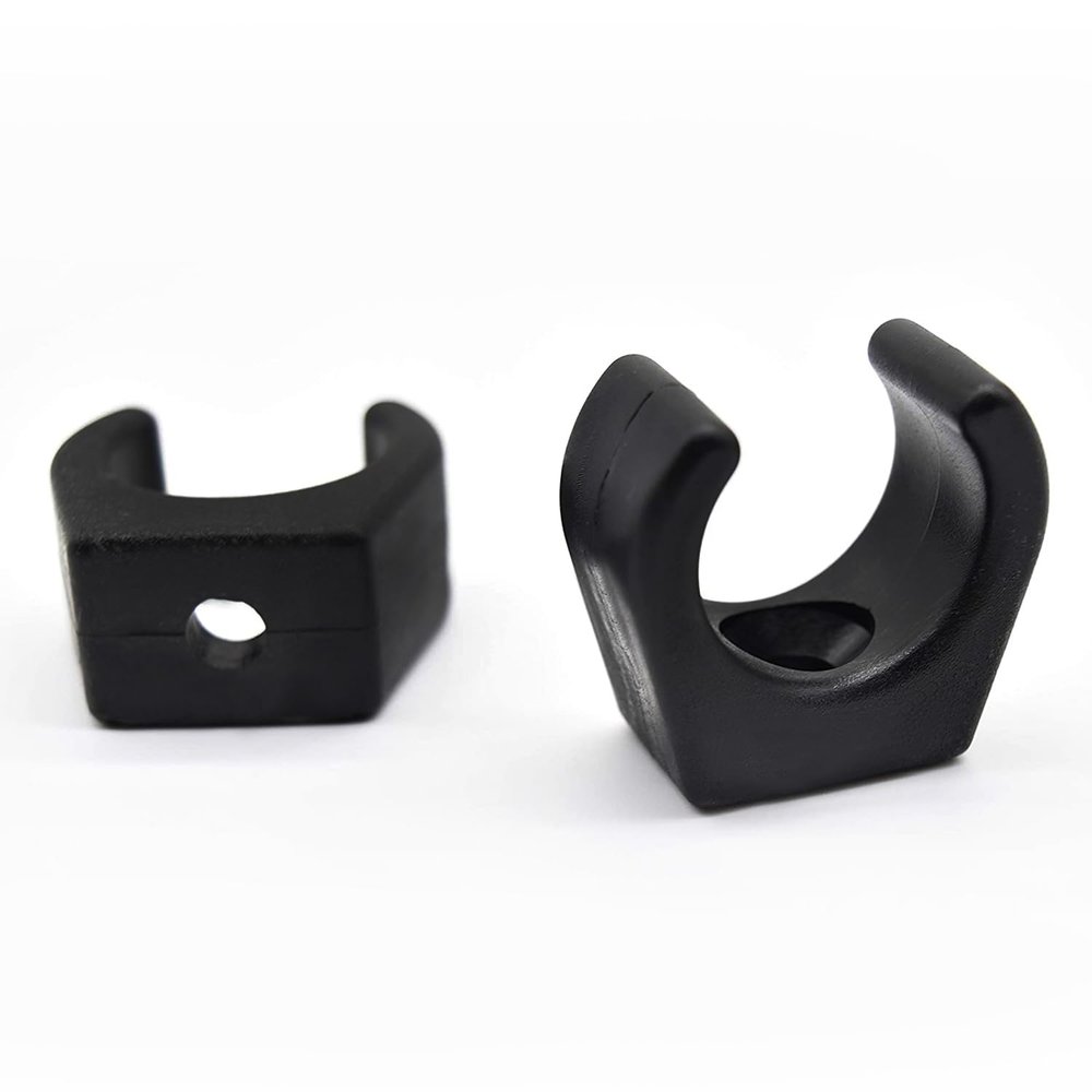 MARINE CITY Nylon Ladder Paddle Stowage Clips - Fits 7/8 Inch Tubes - Ideal for Storing Boat Hooks, Gaffs, Mops, Flashlights, Pumps (Pack of 2)