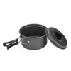 Aluminum Alloy Camping Cookware, Mess Kit with Folding Pot & Pan for Outdoor Cooking, Camping, & Picnic view 2