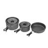 Aluminum Alloy Camping Cookware, Mess Kit with Folding Pot & Pan for Outdoor Cooking, Camping, & Picnic view 3