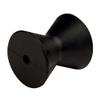 C.E. Smith Bow Roller - Black - 4" Diameter - 3-3/4"W - 1/2" Id view 1