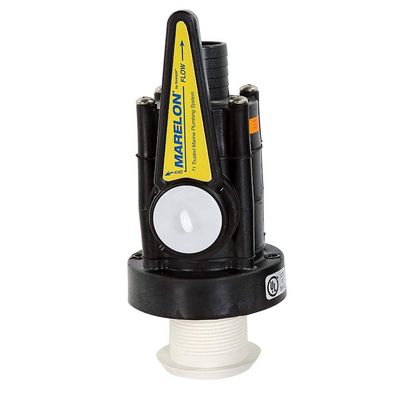 ''Forespar" Marelon Full-Flow Seacock & 1-1/2" Mushroom Through-Hull