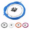 Alomejor Brake Cables and Cycling Shifting Cable Suitable for Wire Brake Cable, Cover, Ends Brake Cable Ends Brake Cable Set(Blue) view 4