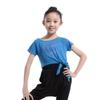 11521213 Girls Dance Practice Tied Kids Dance Top Dancewear Baiwu (L/C 140, Royal Blue) view 1