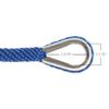 Extreme Max 3006.2705 BoatTector Solid Braid MFP Anchor Line with Thimble - 3/8" x 150', Blue view 2