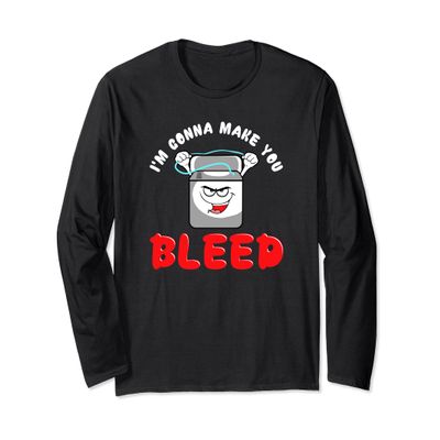 Dental Assistant Hygienist Halloween Gift Long Sleeve Shirt