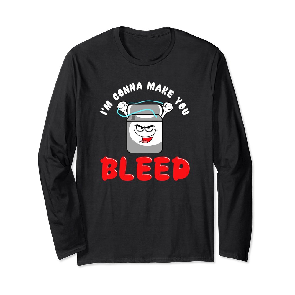 Dental Assistant Hygienist Halloween Gift Long Sleeve Shirt