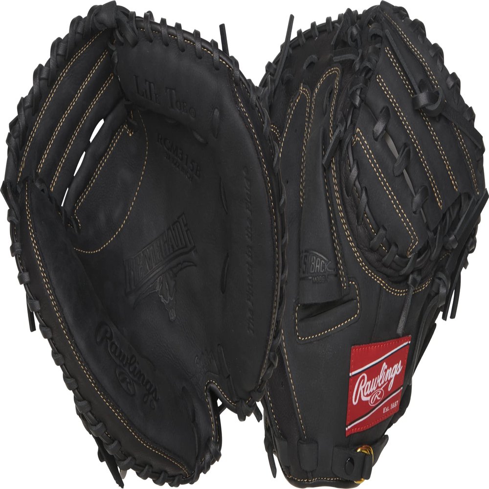 Rawlings | RENEGADE Baseball Catcher's Mitt | Left Hand Throw | 31.5" - 1-Piece Closed Web