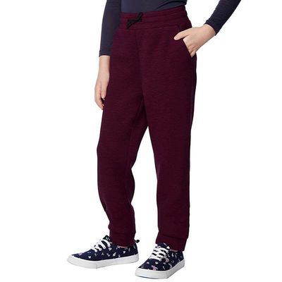 32 DEGREES Kids Fleece Tech Pants Jogger, Red, Small