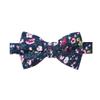 Spring Notion Boys' Cotton Floral Bow Tie 23-Navy L view 1