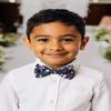 Spring Notion Boys' Cotton Floral Bow Tie 23-Navy L view 3