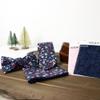 Spring Notion Boys' Cotton Floral Bow Tie 23-Navy L view 4