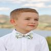 Spring Notion Boys' Cotton Floral Bow Tie 24-Yellow S view 3