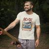 American Classics ACDC Heavy Metal Rock Band We Salute You Natural Adult T-Shirt - Large view 2