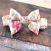 Spring Notion Boys' Cotton Floral Bow Tie 25-Peach L view 2