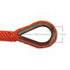 Extreme Max 3006.2672 BoatTector Solid Braid MFP Anchor Line with Thimble - 3/8" x 150', Neon Orange view 2