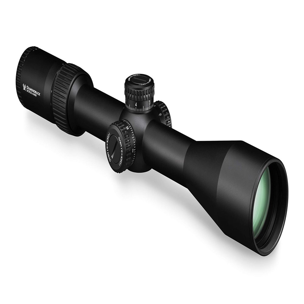 Vortex Optics Diamondback Tactical 6-24x50 First Focal Plane Riflescopes - EBR-2C (MRAD) Tactical Reticle, Black (DBK-10029)