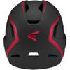 Easton | Z5 2.0 Batting Helmet | Baseball | Junior (6 1/2" - 7 1/8") | Matte Two-Tone Black/Red view 2