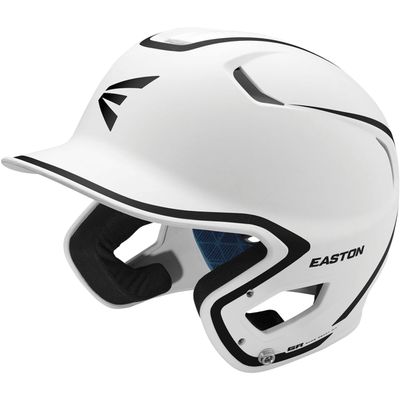 Easton | Z5 2.0 Batting Helmet | Baseball | Senior (7 1/8" - 7 1/2") | Matte Two-Tone White/Black