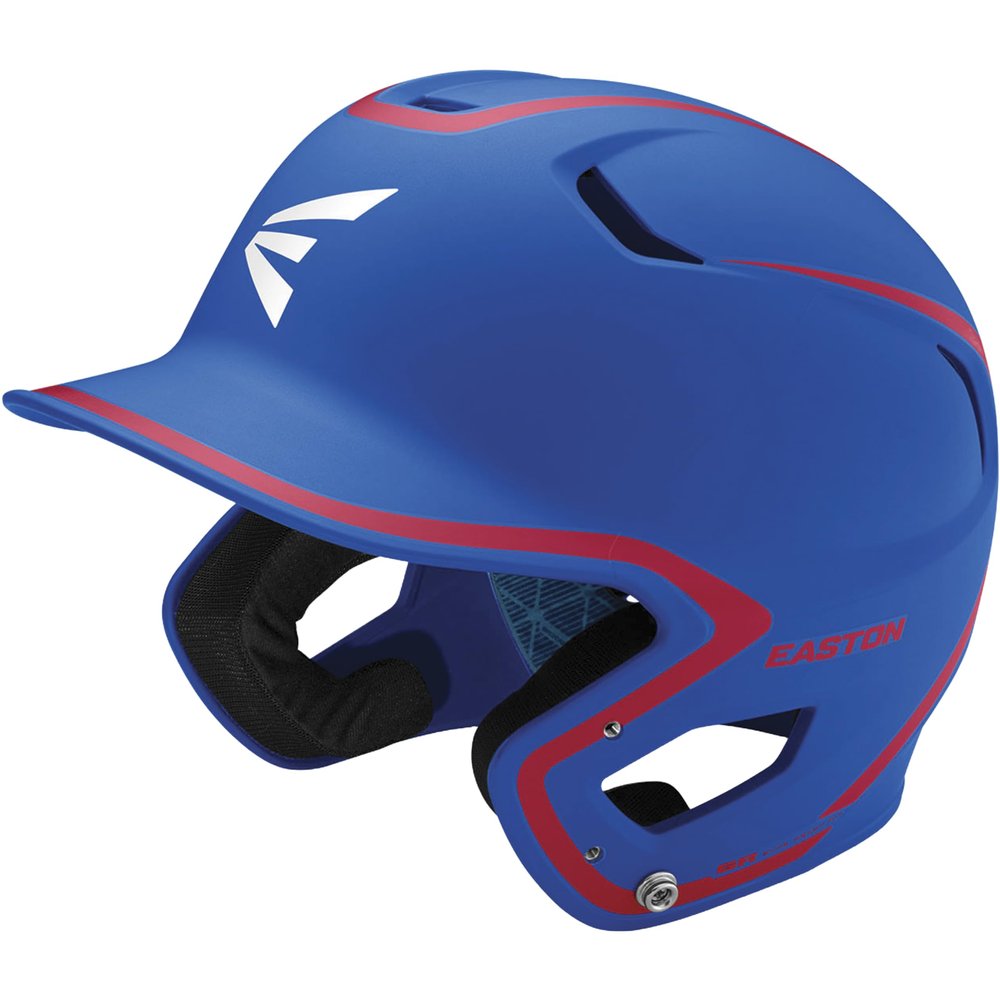 Easton | Z5 2.0 Batting Helmet | Baseball | Senior (7 1/8" - 7 1/2") | Matte Two-Tone Royal/Red