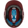 Easton | Z5 2.0 Batting Helmet | Baseball | Senior (7 1/8" - 7 1/2") | Matte Two-Tone Maroon/White view 3
