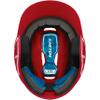 Easton | Z5 2.0 Batting Helmet | Baseball | Senior (7 1/8" - 7 1/2") | Matte Two-Tone Red/White view 3