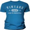 1976 Birthday Shirt for Men - Vintage Stars 1976 Aged to Perfection - 50th Birthday Gift - F/Sapphire-4X view 1