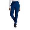 BARCO One Boost Classic Fit Scrub Jogger for Women  Indigo, 3-Pocket Mid-Rise Pants w/ 360 Spandex Stretch, Moisture Wicking, Anti-Static and Quick-Shed  XXS, Regular Fit view 1