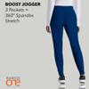 BARCO One Boost Classic Fit Scrub Jogger for Women  Indigo, 3-Pocket Mid-Rise Pants w/ 360 Spandex Stretch, Moisture Wicking, Anti-Static and Quick-Shed  XXS, Regular Fit view 4
