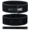 Gym Belt with Lever Buckle Weight Lifting Belt for Men and Women 4" wide Genuine Leather Powerlifting Belt for Gym, Training, Weightlifting, Bodybuilding Fitness and Workout view 1