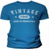 1946 Birthday Shirt for Men - Vintage Stars 1946 Aged to Perfection - 80th Birthday Gift - F/Sapphire-4X view 1