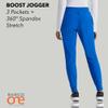 BARCO One Boost Classic Fit Scrub Jogger for Women  New Royal, 3-Pocket Mid-Rise Pants w/ 360 Spandex Stretch, Moisture Wicking, Anti-Static and Quick-Shed  Medium, Petite Fit view 4