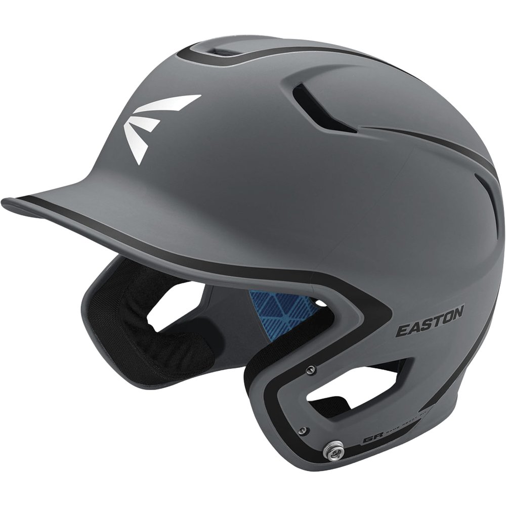 Easton | Z5 2.0 Batting Helmet | Baseball | Senior (7 1/8" - 7 1/2") | Matte Two-Tone Charcoal/Black
