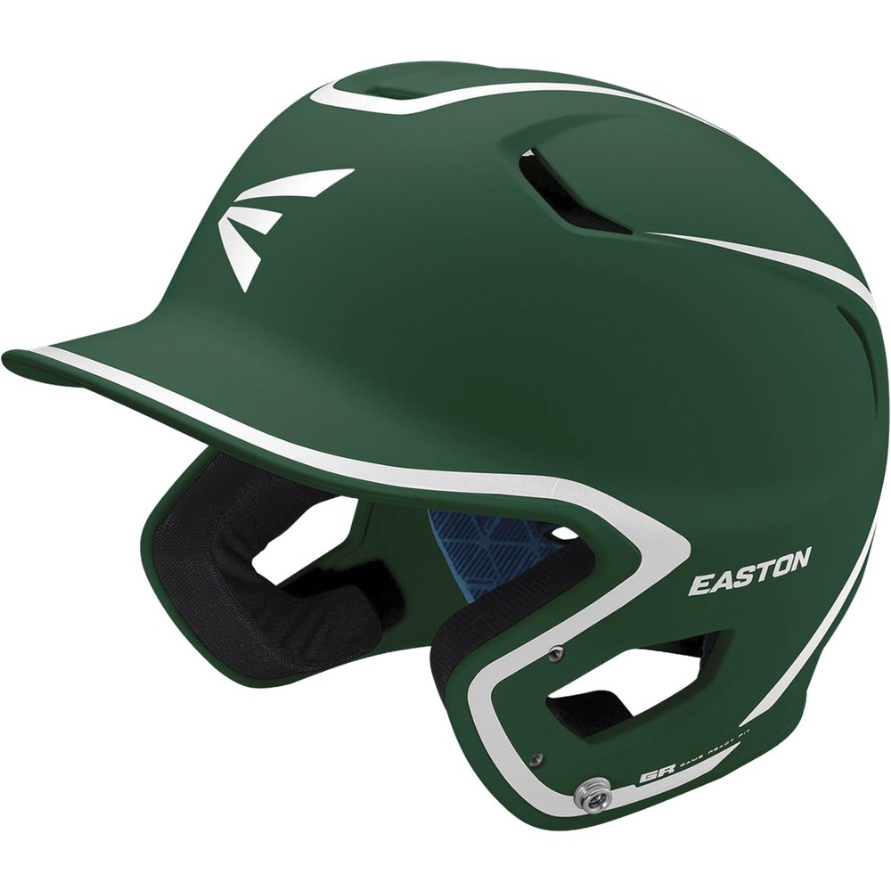Easton | Z5 2.0 Batting Helmet | Baseball | Senior (7 1/8" - 7 1/2") | Matte Two-Tone Green/White