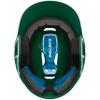Easton | Z5 2.0 Batting Helmet | Baseball | Senior (7 1/8" - 7 1/2") | Matte Two-Tone Green/White view 3