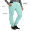 Grey's Anatomy Impact GIP504 Elastic Waist Pant Surf Aqua XS view 4