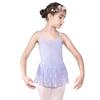 116243502 Kids Lace Skirt Match Leotard Ballet Skirts for Girl (L/C 140, Lavender) view 1