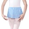 116243502 Kids Lace Skirt Match Leotard Ballet Skirts for Girl (S/C 120, Ice Blue) view 2